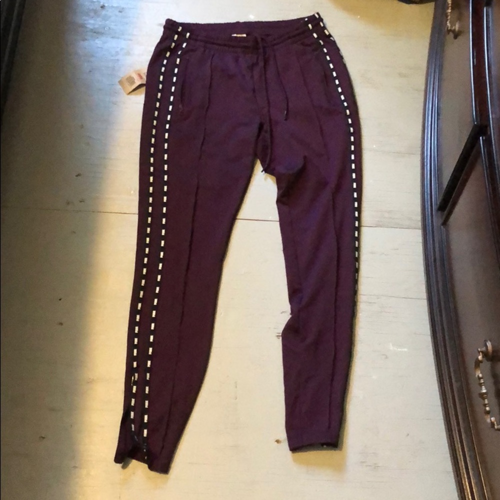 VS Pink Maroon Joggers